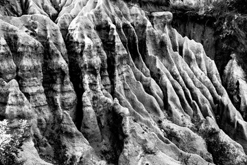 Eroded Rock Formations between Kalamitsi and Sikia, Sithonia, Chalkidiki, Greece