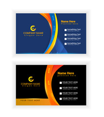 business card template