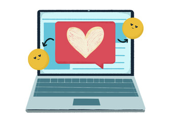 Romance en la era digital  © Karen