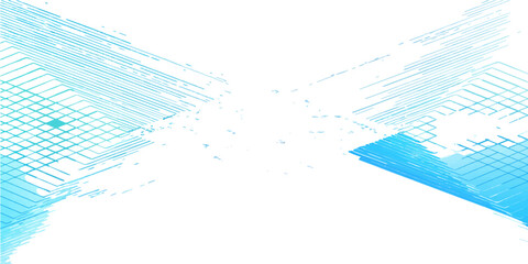 An abstract blue halftone background featuring watercolor splashes and liquid wave textures creates a creative grunge vector illustration with ink drops and artistic blue paint shapes