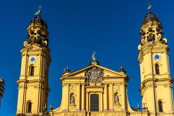 Obraz premium The Theatine Church of St. Cajetan in Munich, Germany