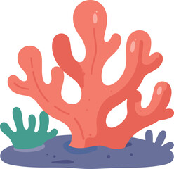 Obraz premium Coral reefs contribute to the biodiversity of marine ecosystems, and are home to a variety of marine life