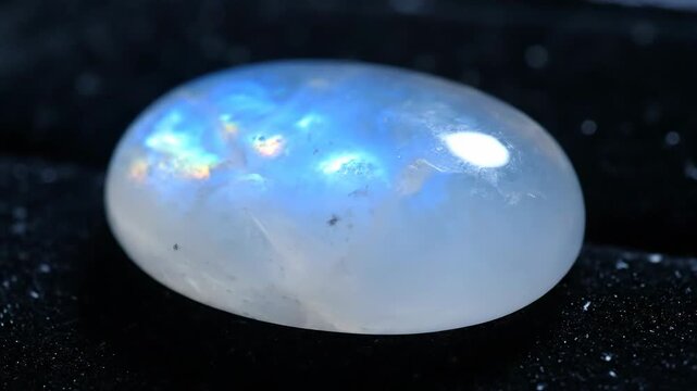 Rainbow Moonstone with Soft Blue Sheen
