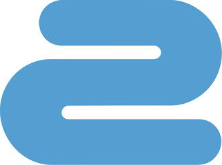 Fototapeta premium A clean flat vector illustration of a symbol from top view in a simple environment