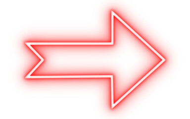 Premium Red Arrow Right Icon PNG Transparent Background Direction Symbol UI Navigation Element