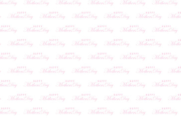 Fototapeta premium Elegant Happy Mother’s Day Pattern