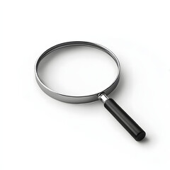 magnifying glass isolated on white