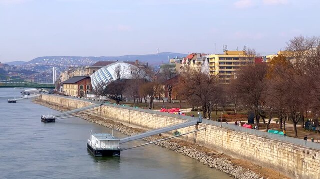 Danube River panorama, Budapest, Hungary