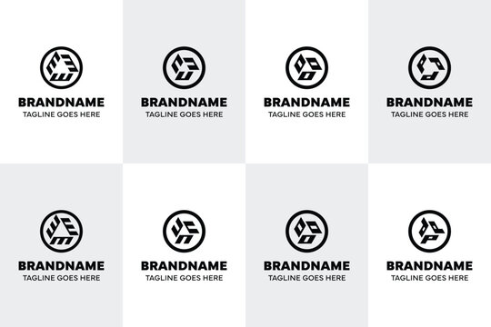 Letters MMM NNN OOO PPP Circular Logo, symbolizing unity, continuity, and modern cohesion