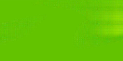 Fototapeta premium Dots modern halftone green color pattern gradient texture with technology digital background. Dots pop art comics with nature graphic design.Vector Eps 10 Art