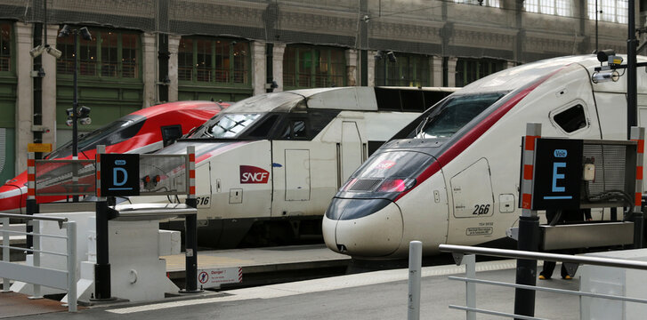 Paris - Gare de Lyon - TGV &agrave; quai
