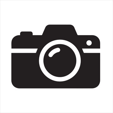 photo camera icon vector