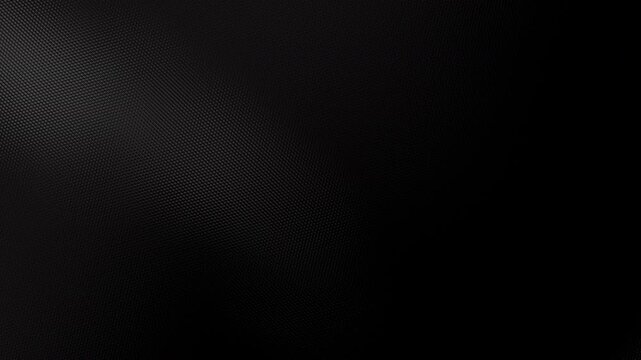 Dark Black Hexagon Grid Abstract Background With Soft Gradient Light Movement