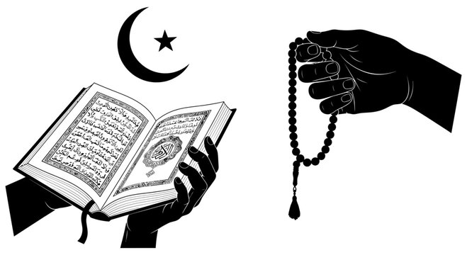 Abstract conceptual image presenting obscure grey shapes resembling an open document or book with unreadable content, suitable for background designs.