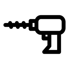 drill outline icon