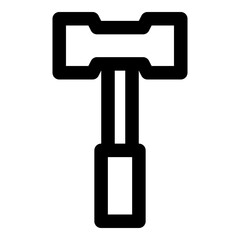 hammer outline icon