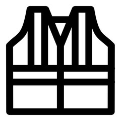vest outline icon