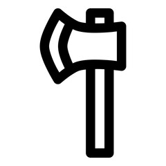 axe outline icon
