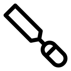 chisel outline icon