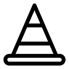 cone outline icon