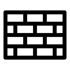 bricks outline icon