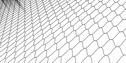 Mesh texture for fishing nets. Seamless pattern for sportswear or soccer goal, volleyball net, basketball hoop. vector modern © Lehah