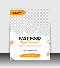 Delicious Fast Food Made Fresh Flyer Design