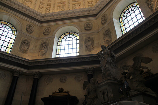 ducal chapel in the cordeliers church in nancy in france 