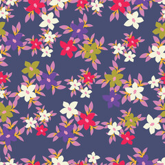 Seamless Floral Pattern in vector