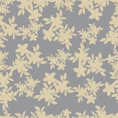 Fototapeta premium Digital small floral pattern seamless illustration design 