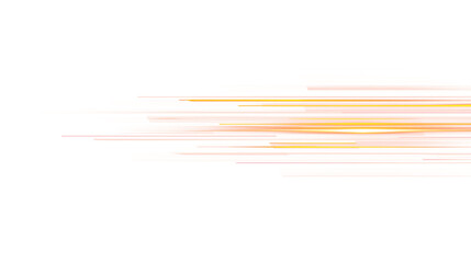Orange Speed Line Light Trail Motion Blur Effect Isolated on Transparent Background © SERHII