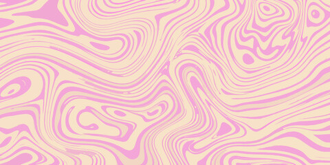 Abstract swirling pattern in shades of pink and pale yellow