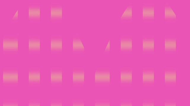 Abstract Geometric Pattern with Pink and Peach Squares.