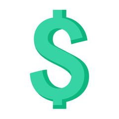 Dollar Sign Icon Vector &ndash; Financial Money Symbol Graphic Design Element