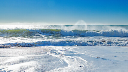 Spanish atlantic ocean waves and beaches © Olivier