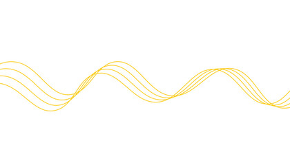 abstract yellow wave background vector