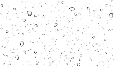 Window Rain Drops Condensation Texture PNG Overlay for Moody Atmospheric Designs
