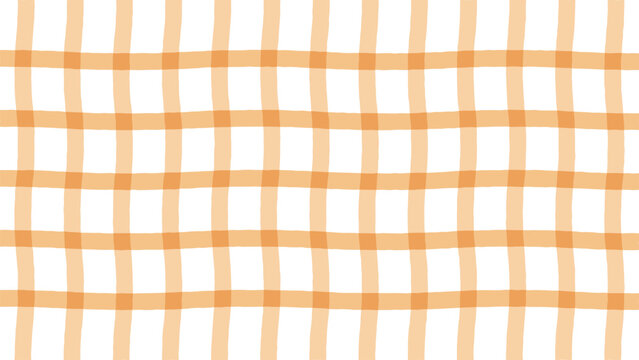 Vibrant orange plaid pattern on texture design