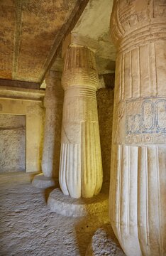 The Tomb of Ay in Amarna, built before he became pharaoh