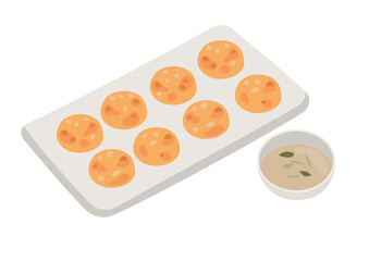 美味しそうな明石焼き