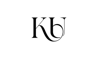 KU initial letter logo or KU monogram