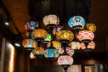Mosaic Turkish lamp, It's very popular gift or handmade decorate art home decor for traveller