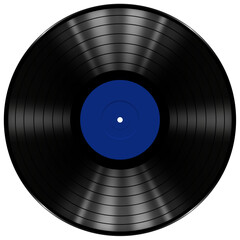 アナログレコード レーベル青