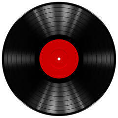 アナログレコード レーベル赤