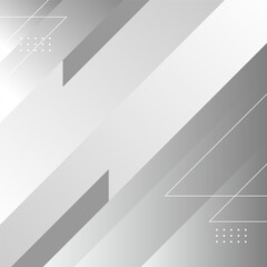 Modern Grey Geometric Abstract Background with Diagonal Lines