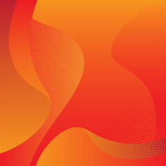 Abstract Orange and Red Gradient Background