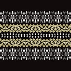 This fabric pattern features a charming pixel art design,inspired by retro video game...