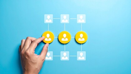 Organizational Structure Visualization: Interactive Hierarchy with Person Icons
