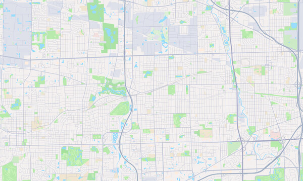 Lombard Illinois map