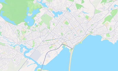 Fototapeta premium Lynn Massachusetts map